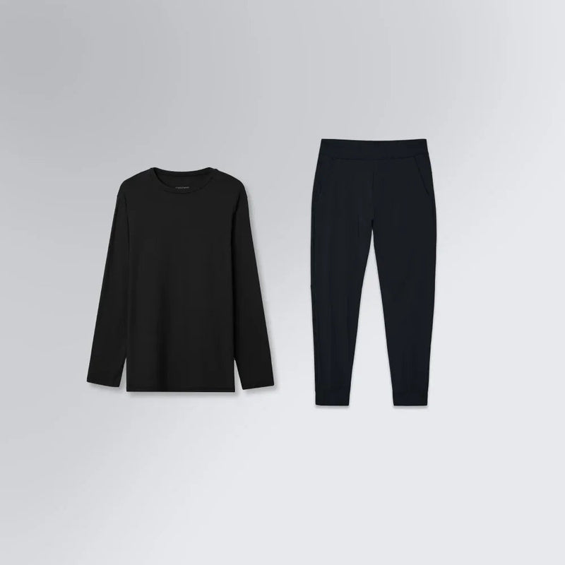 Conjunto Tech T-Shirt® Long Sleeve + Calça Hybrid Jogger